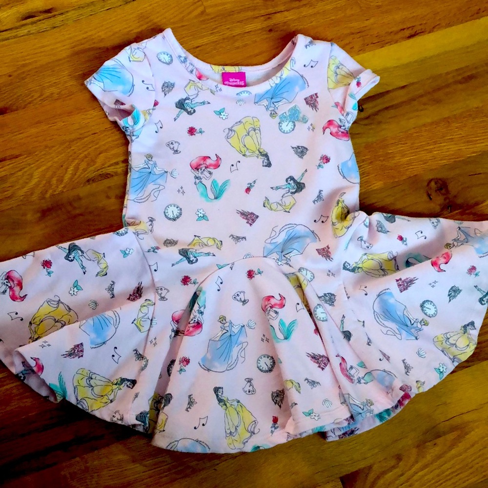 Girls Pink Disney Princess Dress